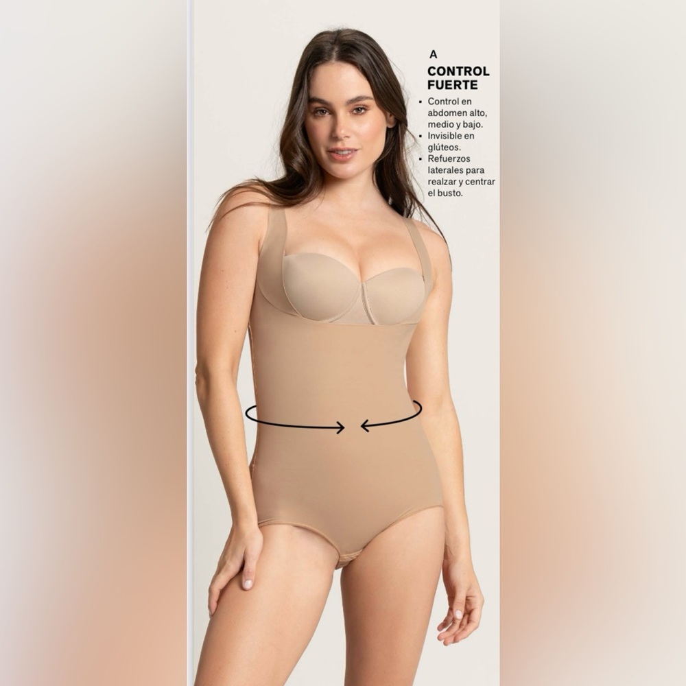 Leonisa. Women's Tan Shapewear Bodysuit